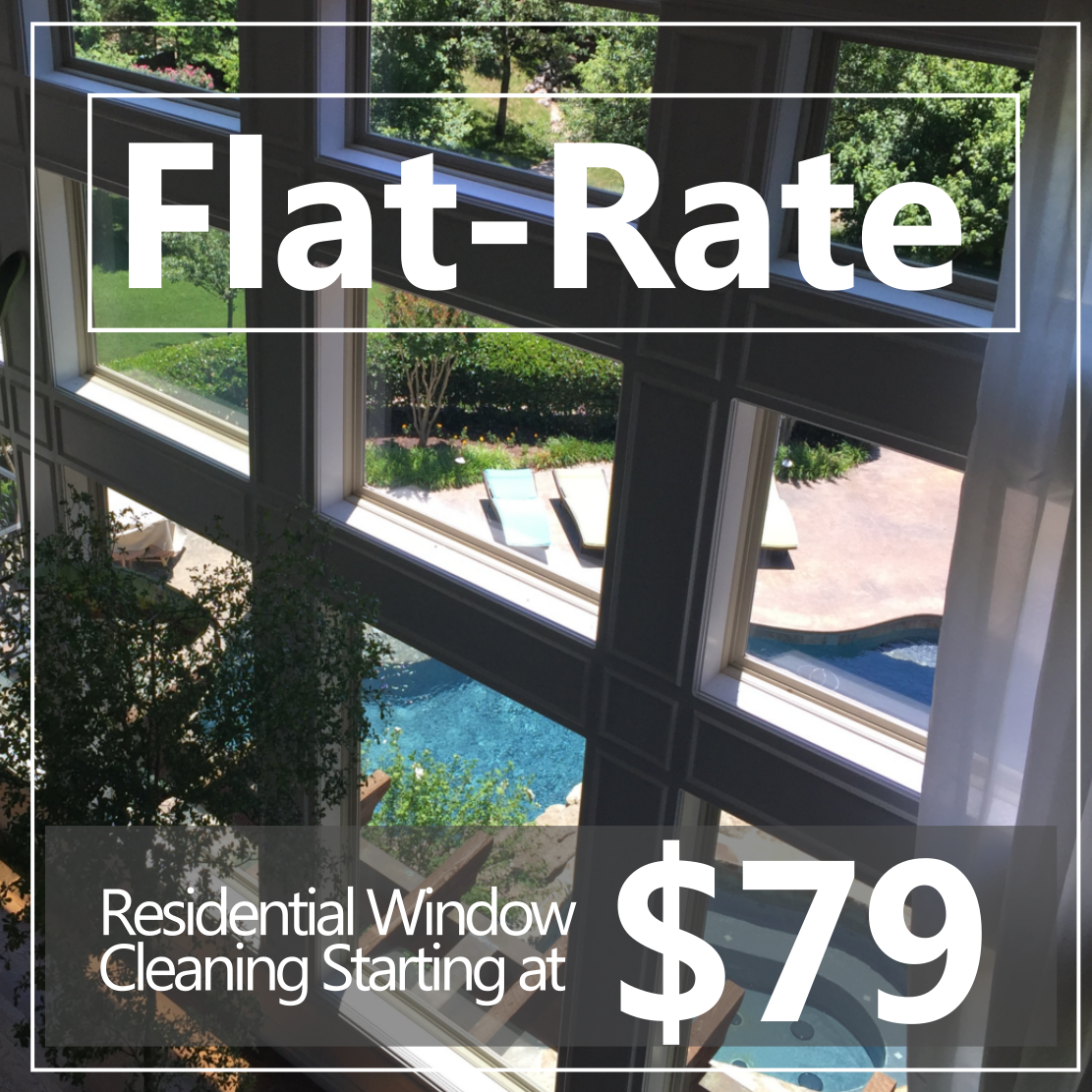 window cleaning flat rate